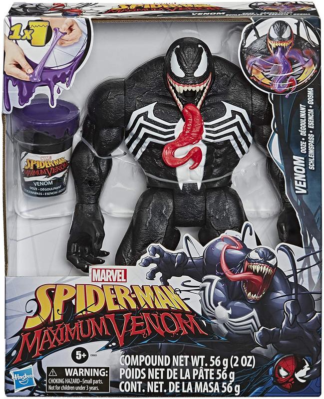 Boneco 30cm spider-man maximum venom com slime e9001 - HASBRO